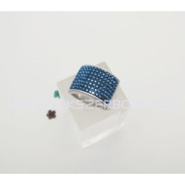 Swarovski kristályos ezüst gyűrű