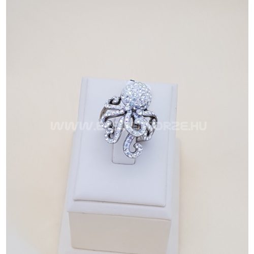 Swarovski kristályos ezüst gyűrű