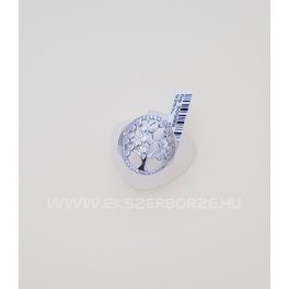 Cirkónia köves női ezüst gyűrű életfa motívummal