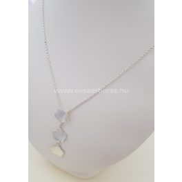 Virágos női ezüst nyaklánc