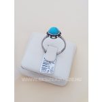 Természetesköves női  ezüst gyűrű