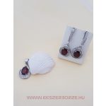 Gránát köves ékszer szett