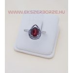 Gránát köves ékszer szett