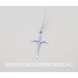 Ezüst kereszt-feszület medál