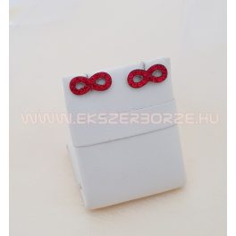 Swarovski kristályos ezüst fülbevaló-végtelen