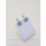 Köves ezüst fülbevaló