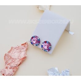 Swarovski kristályos ezüst fülbevaló