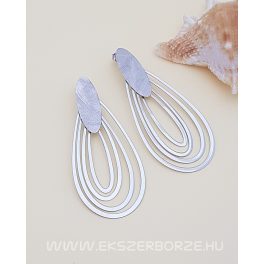 Egyedi ezüst fülbevaló