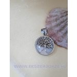 Életfa kagylóhéjas ezüst medál