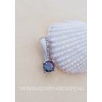 Ezüst mistic topázos fülbevaló-medál szett