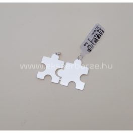 Törhető ezüst Puzzle medál 