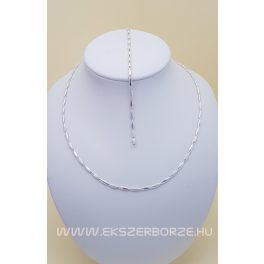 Ezüst nyakék-karlánc