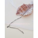 Csavart ezüst bokalánc