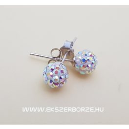 Swarovski kristályos ezüst fülbevaló