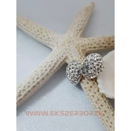 Swarovski kristályos ezüst fülbevaló
