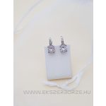 Köves ezüst fülbevaló