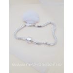 Ezüst karkötő Pandora jellegű