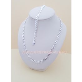 Ezüst Pancer nyaklánc-karlánc