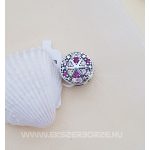 Köves ezüst  pandóra jellegű  medál