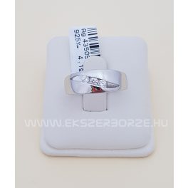 Ezüst gyűrű cirkónia kövekkel