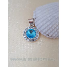 Swarovski kristályos ezüst medál