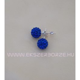  Swarovski kristályos fülbevaló-királykék