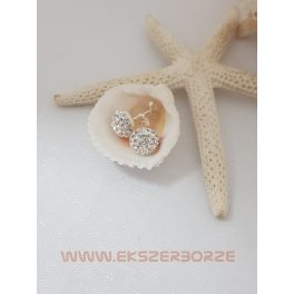 Swarovski kristályos ezüst fülbevaló