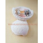 Swarovski kristályos ezüst fülbevaló