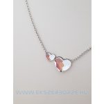 Ezüst nyaklánc szív medállal
