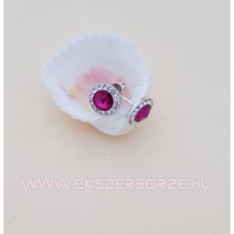Swarovski kristályos ezüst fülbevaló