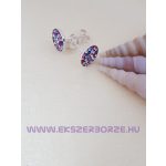 Swarovski kristályos ezüst fülbevaló