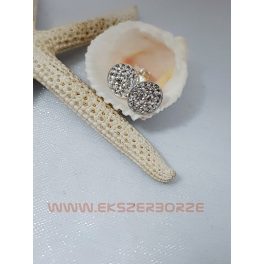 Swarovski kristályos ezüst fülbevaló