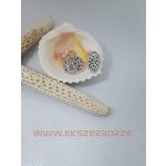 Swarovski kristályos ezüst fülbevaló
