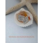 Swarovski kristályos ezüst fülbevaló