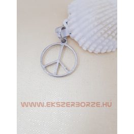 Béke jel ezüst medál