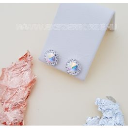  Swarovski kristályos ezüst fülbevaló 