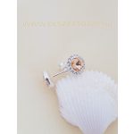 Swarovski kristályos ezüst fülbevaló