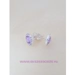 Swarovski kristályos ezüst fülbevaló