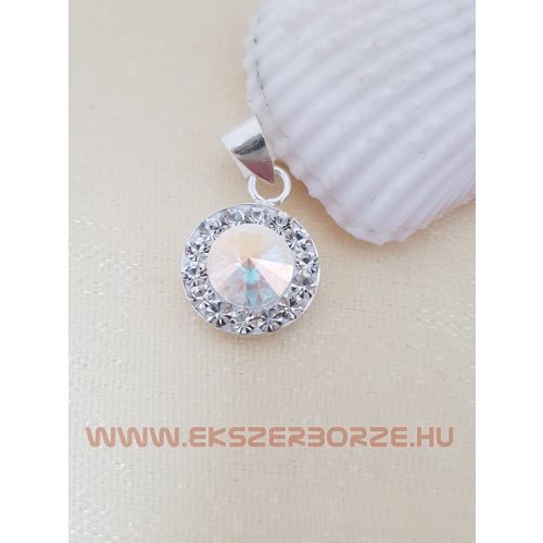 Swarovski kristályos ezüst medál