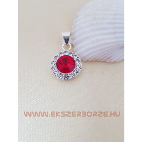 Swarovski kristályos ezüst medál