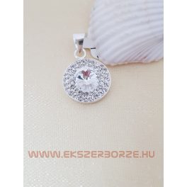 Swarovski kristályos ezüst medál