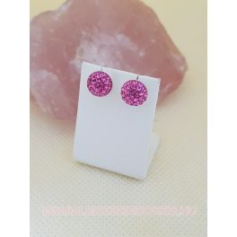 Swarovski kristályos ezüst fülbevaló