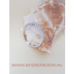 Cirkóniaköves gyűrű