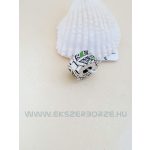 Köves ezüst medál-pandora jellegű