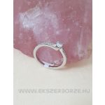 Különleges ezüst eljegyzési gyűrű