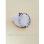 Virágos-köves gyűrű