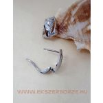 Köves ezüst fülbevaló