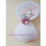 Swarovski kristályos ezüst fülbevaló