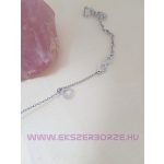 Végtelen betétes ezüst karkötő