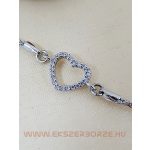  Szíves ezüst karlánc